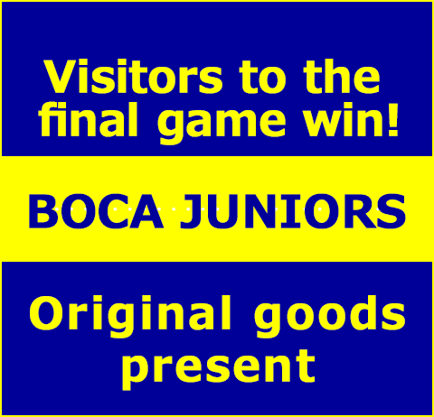 BOCA JUNIORS ORIGINAL GOODS PRESENT